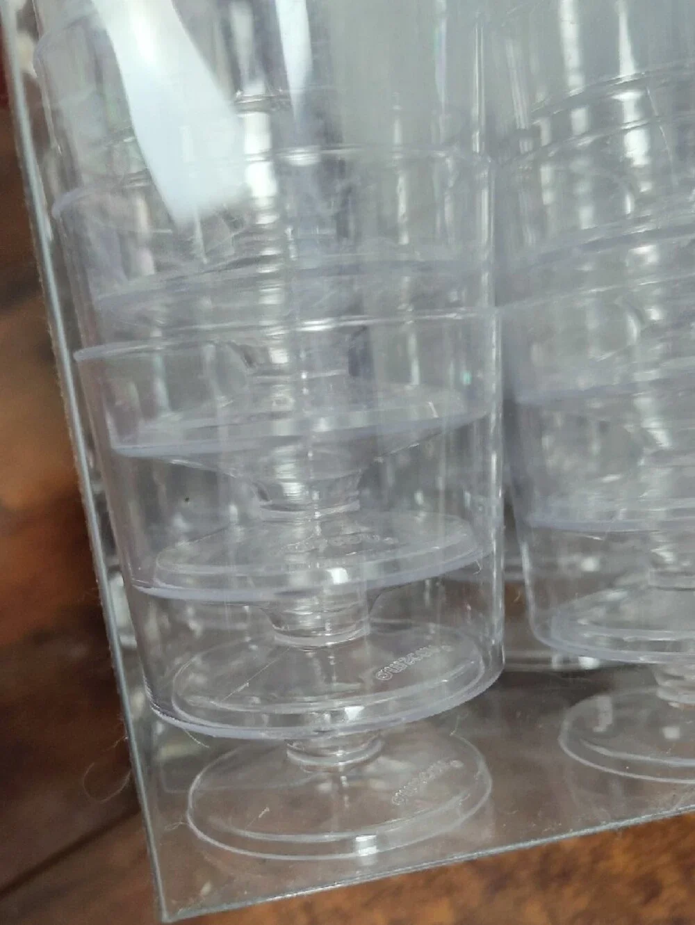 Mini Footed Bowls Value Pack - Clear (40 pcs)